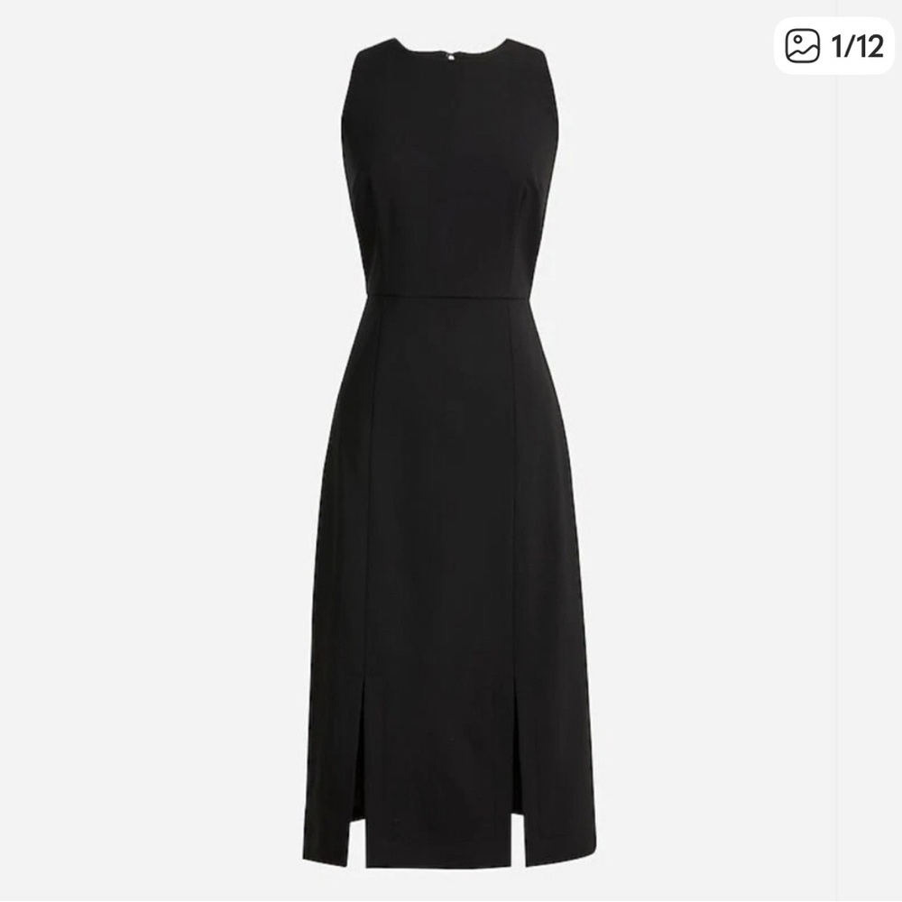 Jcrew Size 24 Elegant Black Sleeveless Dress